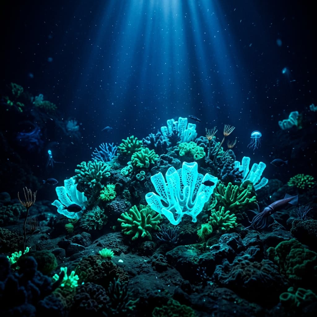 Abyssal reef floor